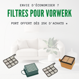 Vorwerk filtre aspirateur