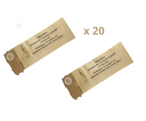 Sac Aspirateur VORWERK KOBOLD VK118 à VK122 ET340 - lot de 20