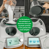 WunderCover | Couvercle fraîcheur avec fonction de pesée pour Thermomix TM6, TM5