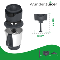 WunderJuicer| Extracteur de jus pour Thermomix TM6, TM5, TM31