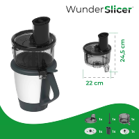 WunderSlicer | Coupe-légumes pour Thermomix TM6, TM5, TM31